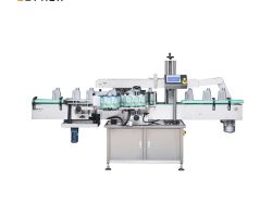 Máquina automática de etiquetado de botellas de champú de doble cara