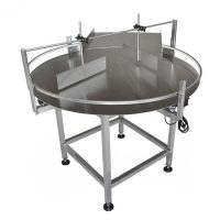 Mesa de trabajo rotativa dinámica para descifrar botellas completamente automática