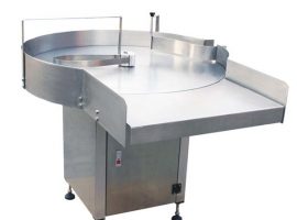 Mesa de trabajo rotativa dinámica para descifrar botellas completamente automática2