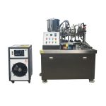 Máquina semiautomática de llenado y sellado de tubos